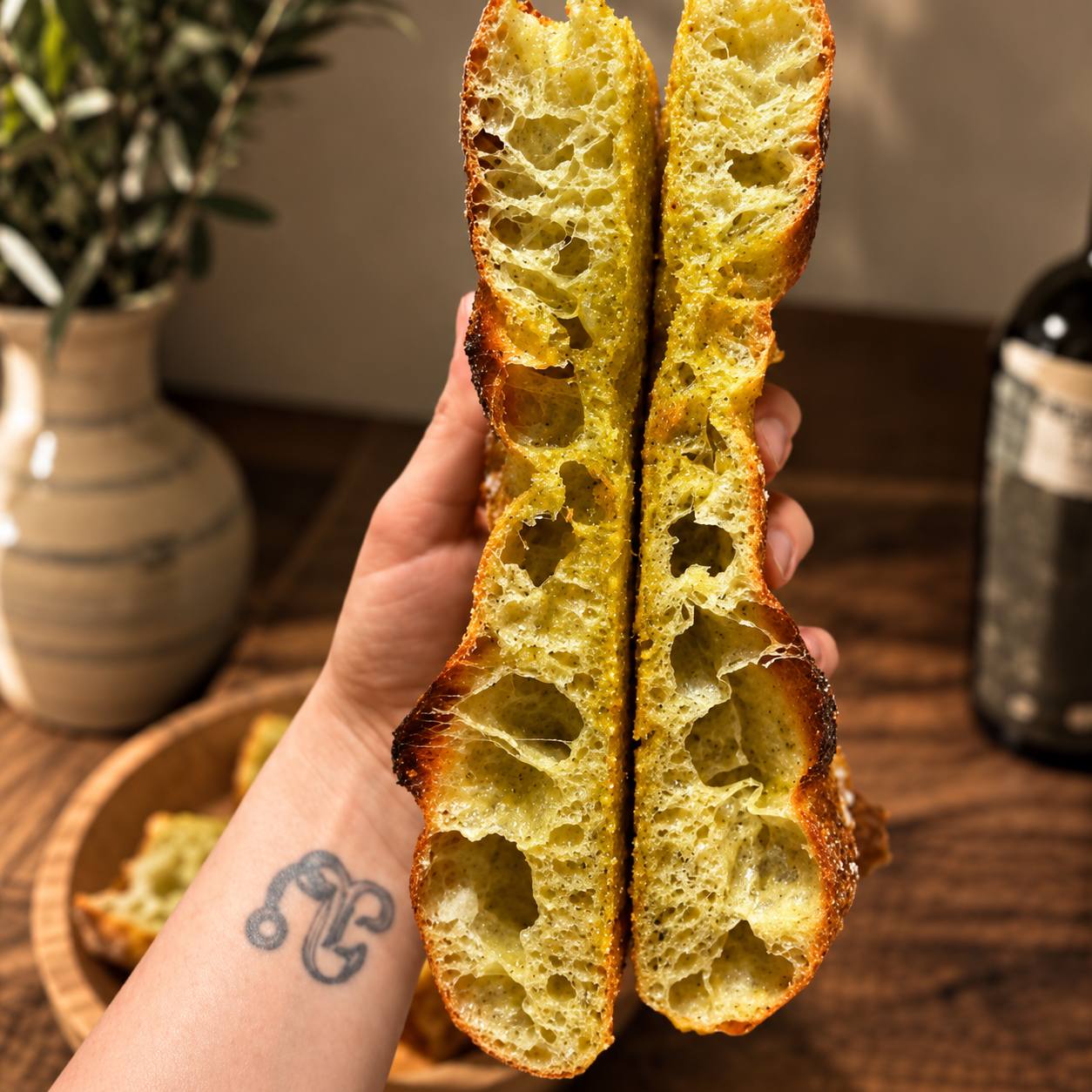 FOCACCIA AL LIEVITO MADRE